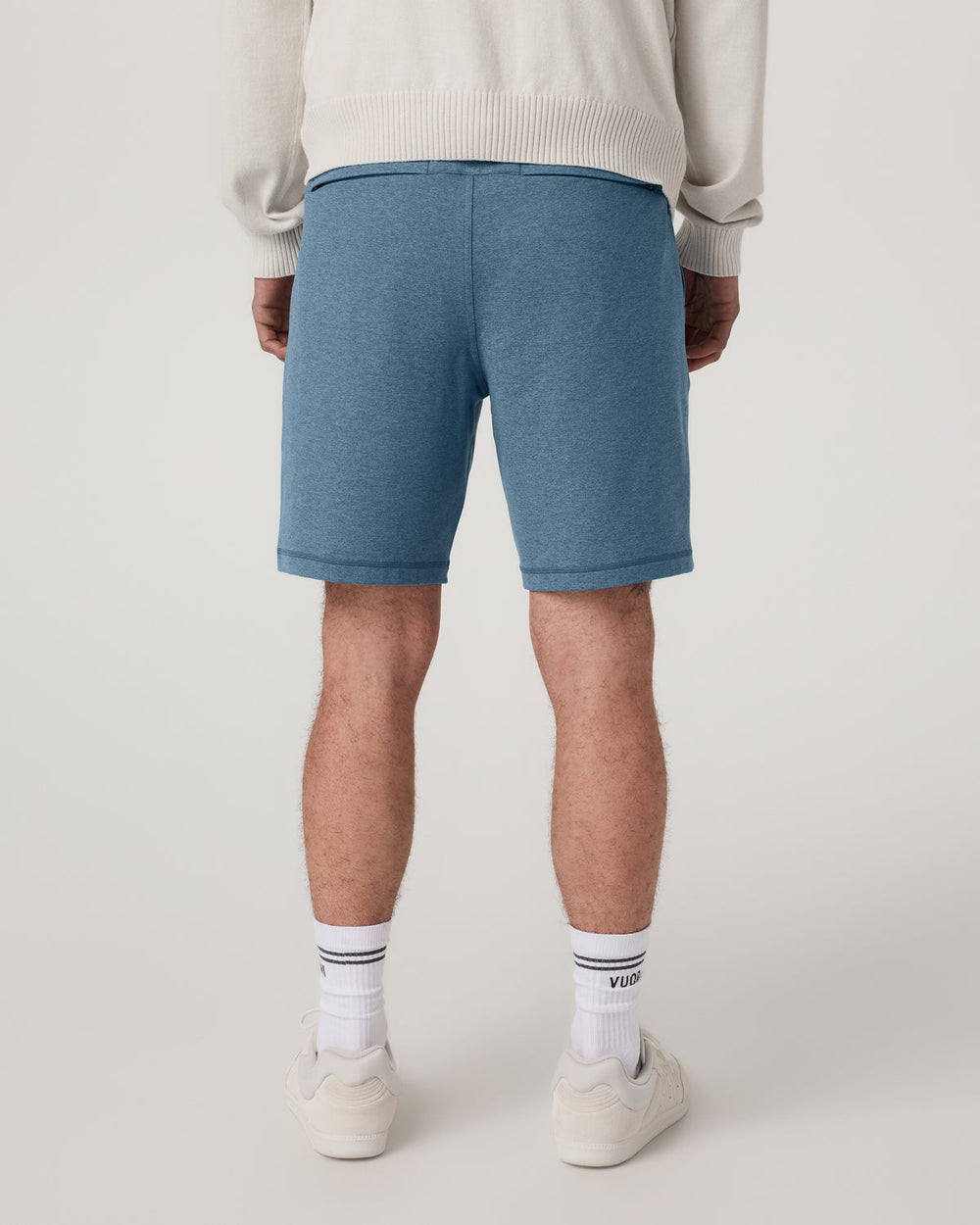Vuori Coronado Short 8" Men's Pool Blue Heather Lounge Short