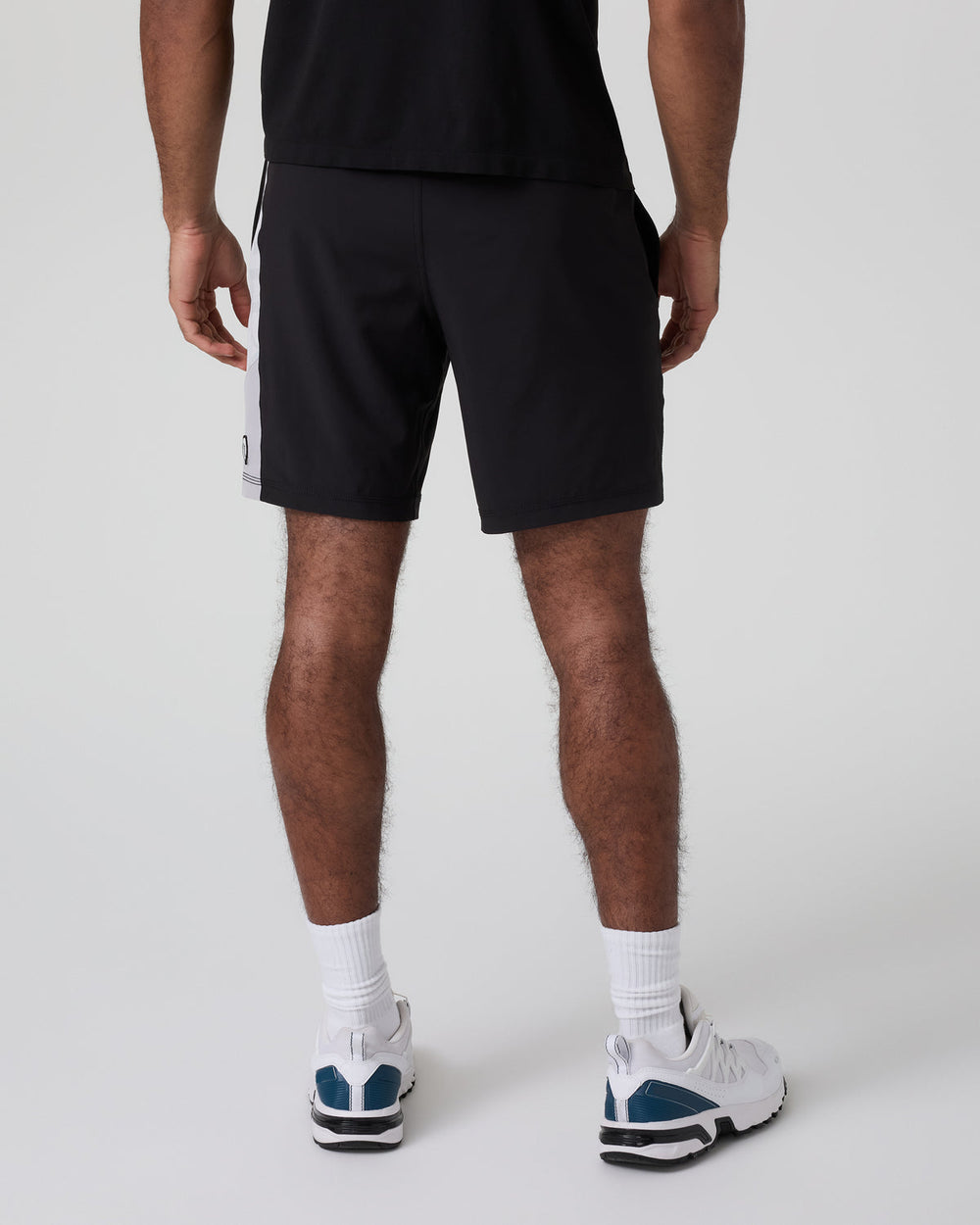 Vuori Kore Short X2 Lined Classic Fit 7" Black/Salt/Amethyst Grey