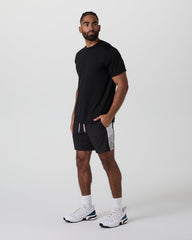 Vuori Kore Short X2 Lined Classic Fit 7" Black/Salt/Amethyst Grey