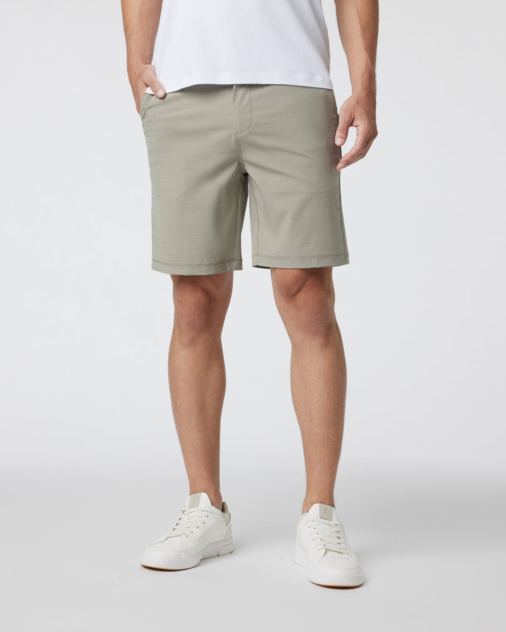 Vuori Pebble Short Men's Lightweight Gravel Tan Golf Shorts