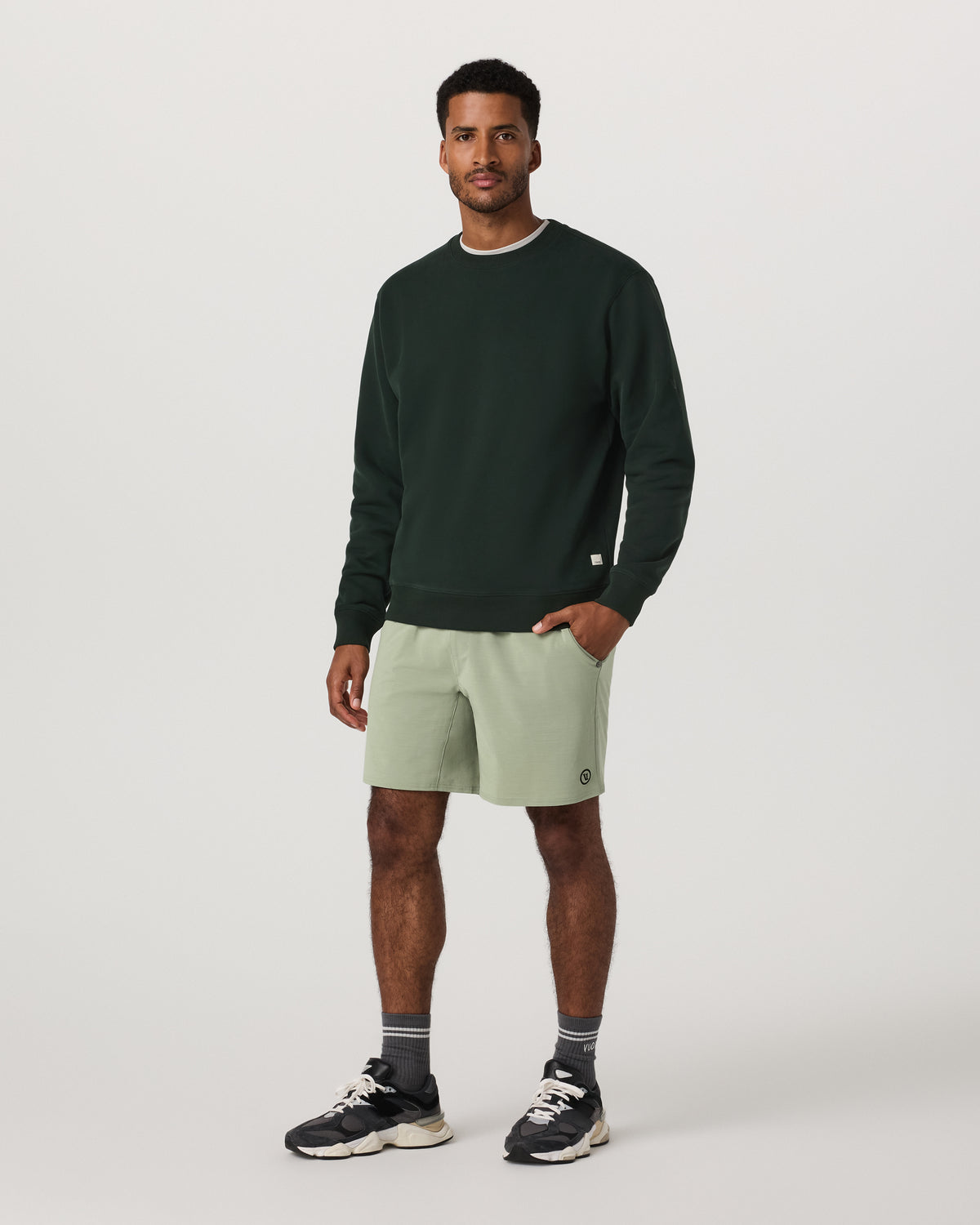 Vuori Elevate Kore Short Unlined 7" Men's Agave Shorts