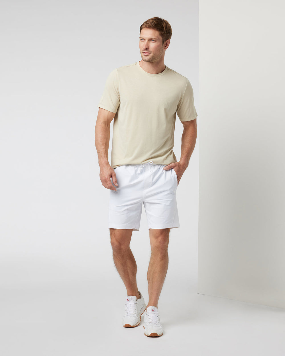 Vuori Crosscourt Short Men's White Tennis Shorts