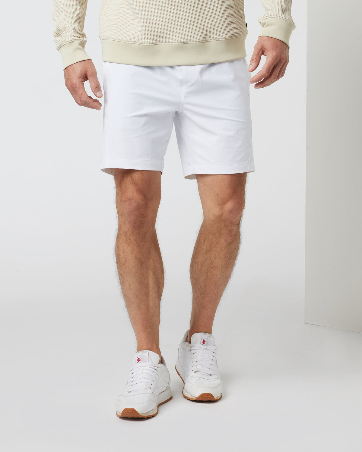 Vuori Crosscourt Short Men's White Tennis Shorts