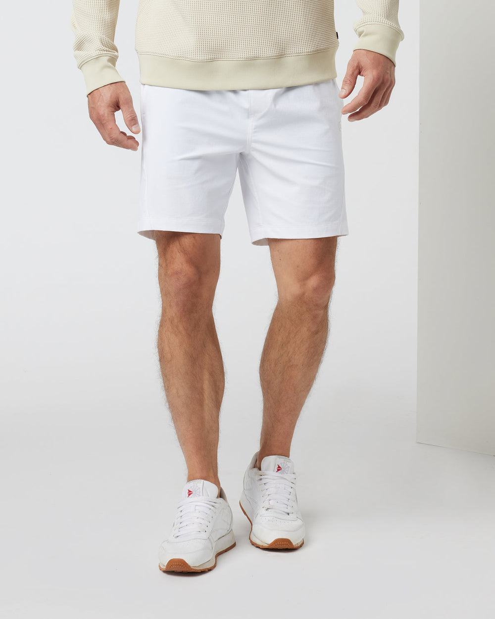 Vuori Crosscourt Short Men's White Tennis Shorts