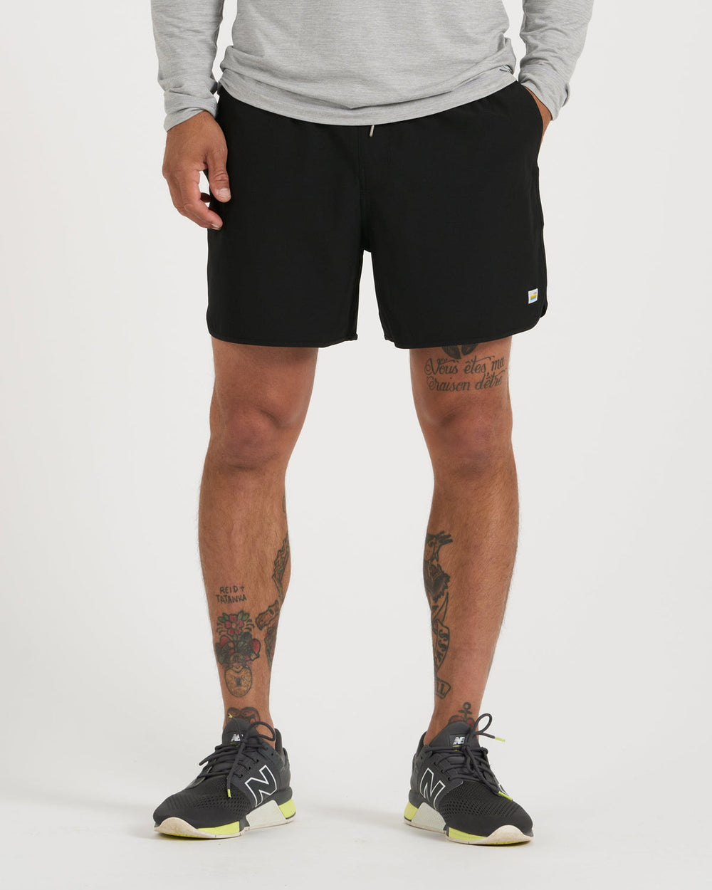 Vuori Banks Short 5" Men's Black 5 Inch Shorts