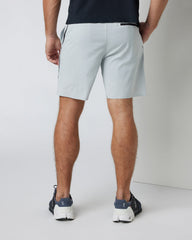 Vuori Domain Performance Short Sky Grey Workout Shorts