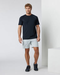 Vuori Domain Performance Short Sky Grey Workout Shorts