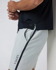 Vuori Domain Performance Short Sky Grey Workout Shorts