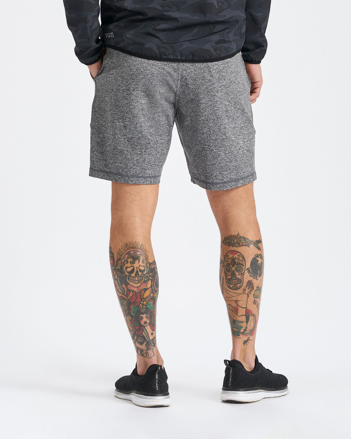 Vuori Ponto Short Men's Soft Heather Grey Shorts