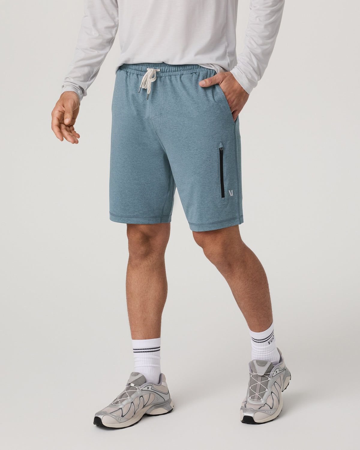 Vuori Sunday Performance Short 8" Men's Smoke Blue Shorts