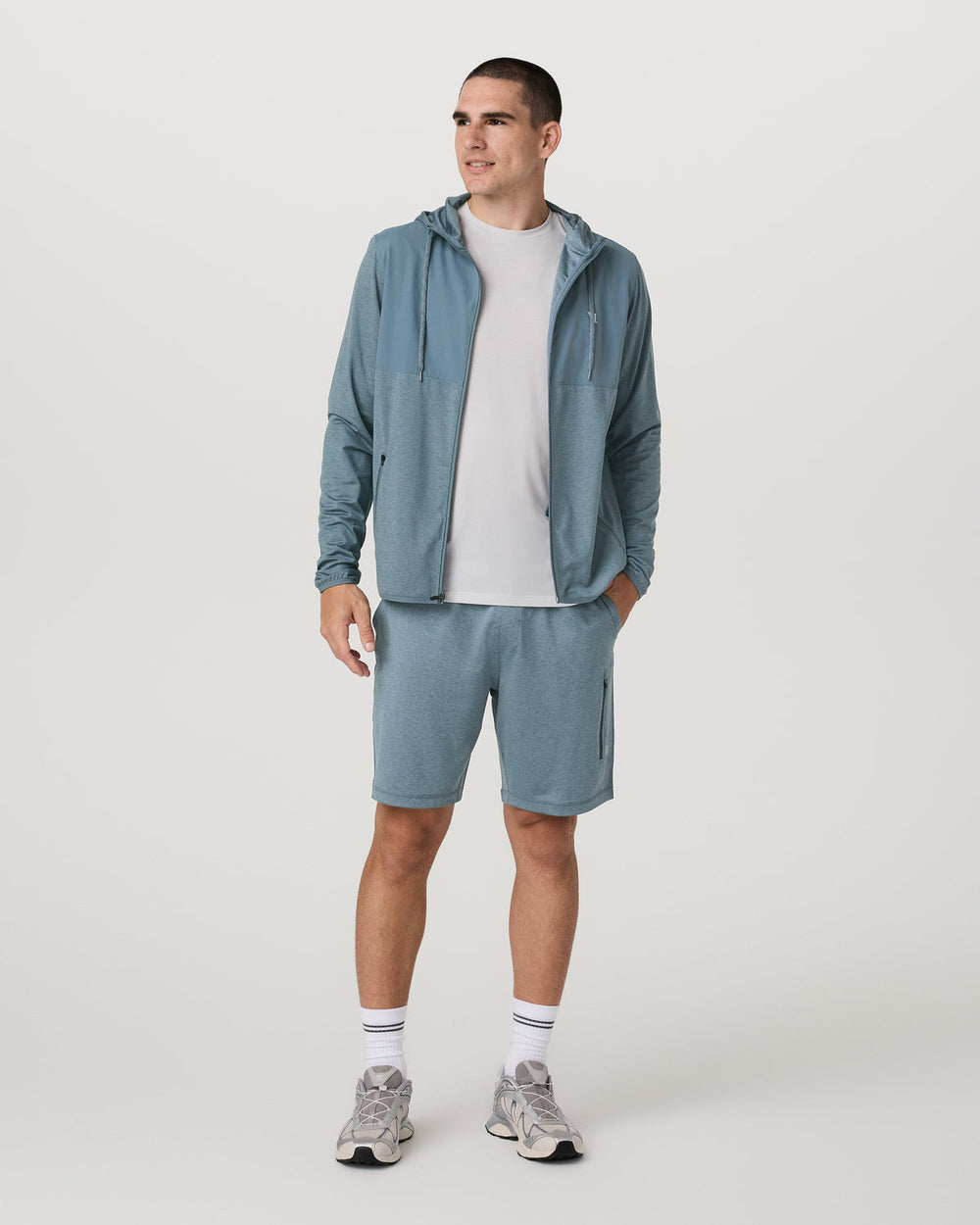 Vuori Sunday Performance Short 8" Men's Smoke Blue Shorts