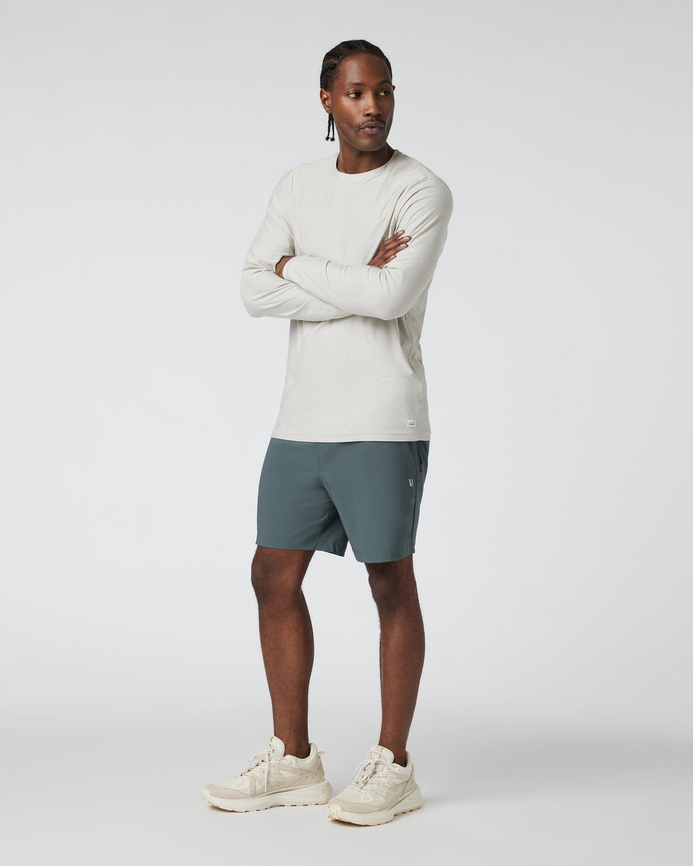 Vuori Train Tech Short Men's Smoked Beryl Training Shorts