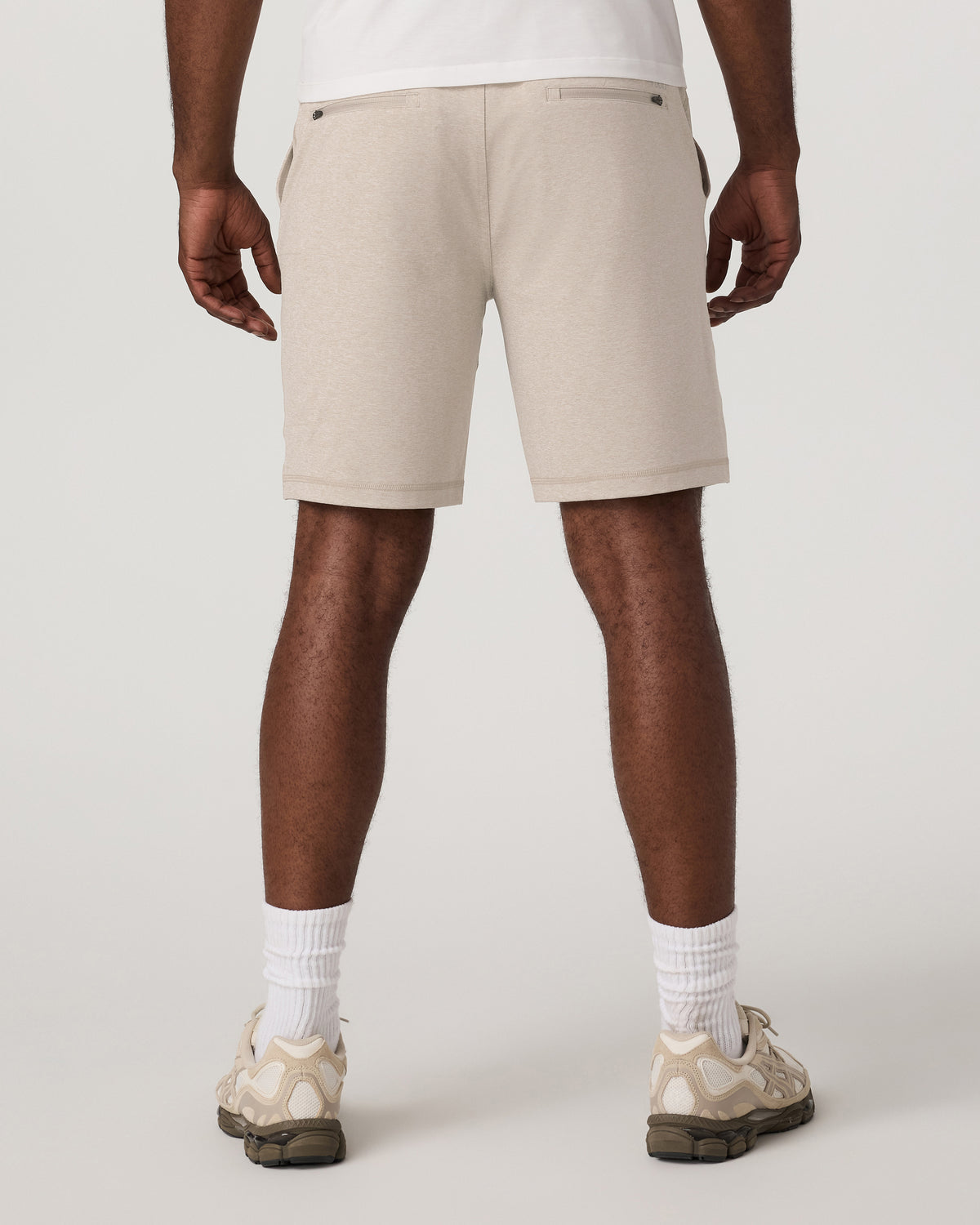 Vuori Sunday Performance Short 8" Men's Toast Heather Shorts