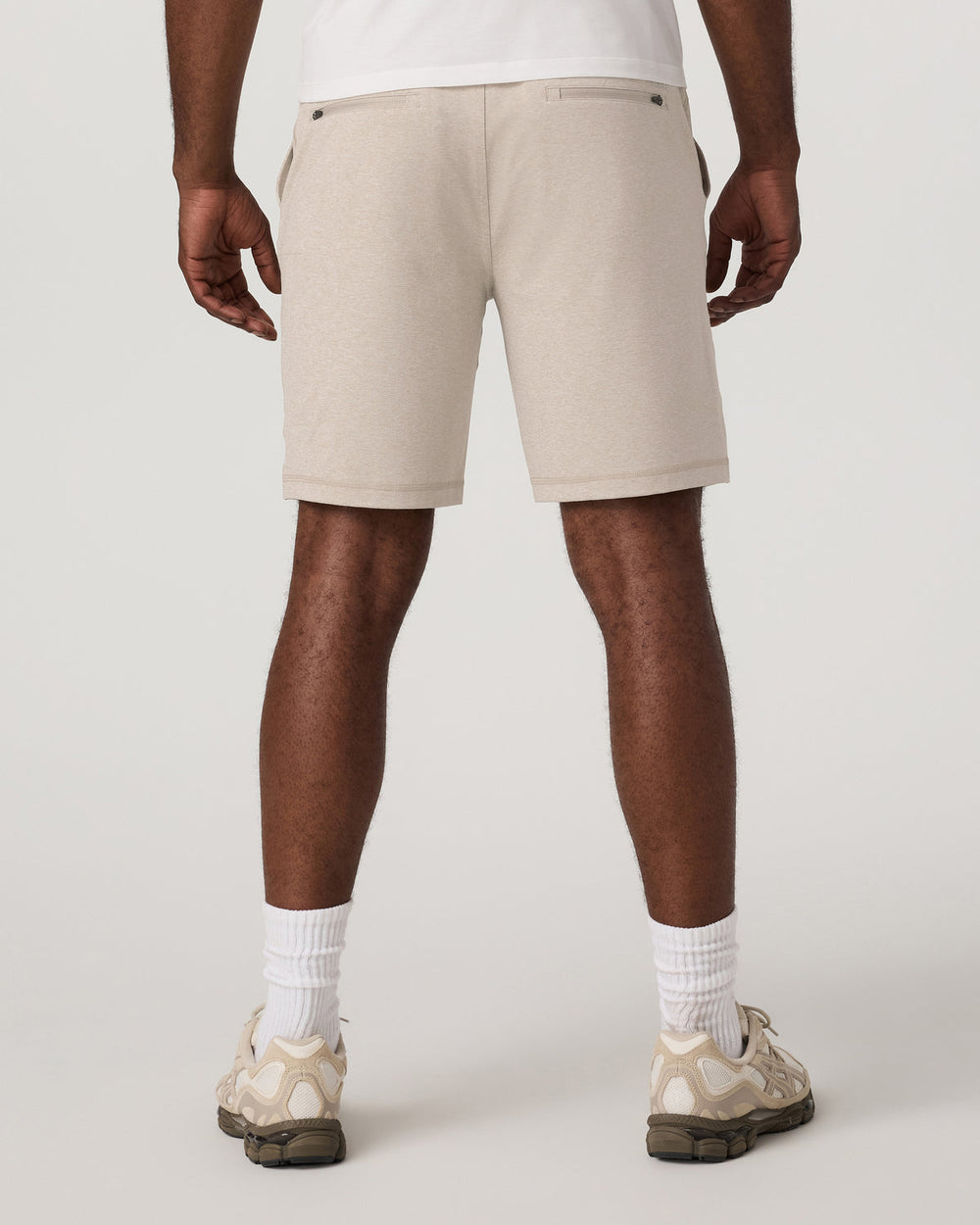 Vuori Sunday Performance Short 8" Men's Toast Heather Shorts