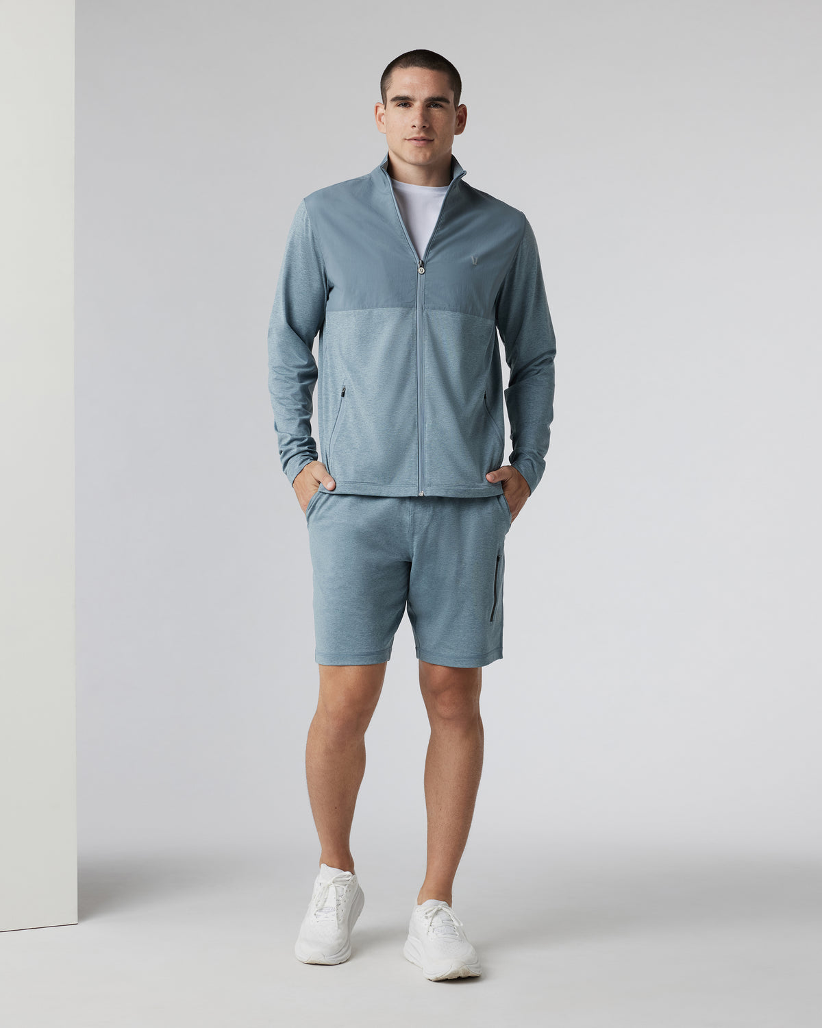 Vuori Sunday Performance Short 8.5" Dusty Blue Heather
