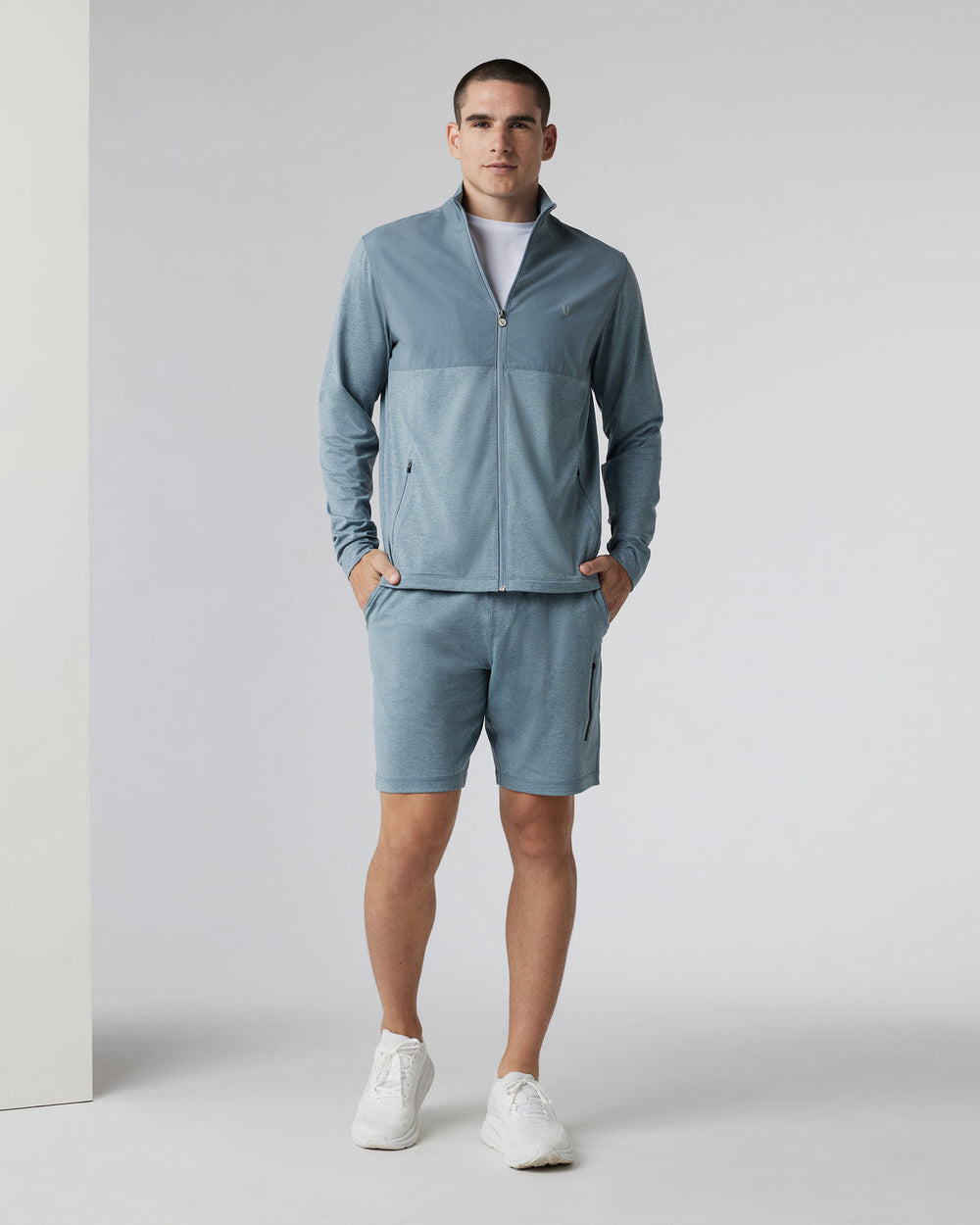 Vuori Sunday Performance Short 8.5" Dusty Blue Heather