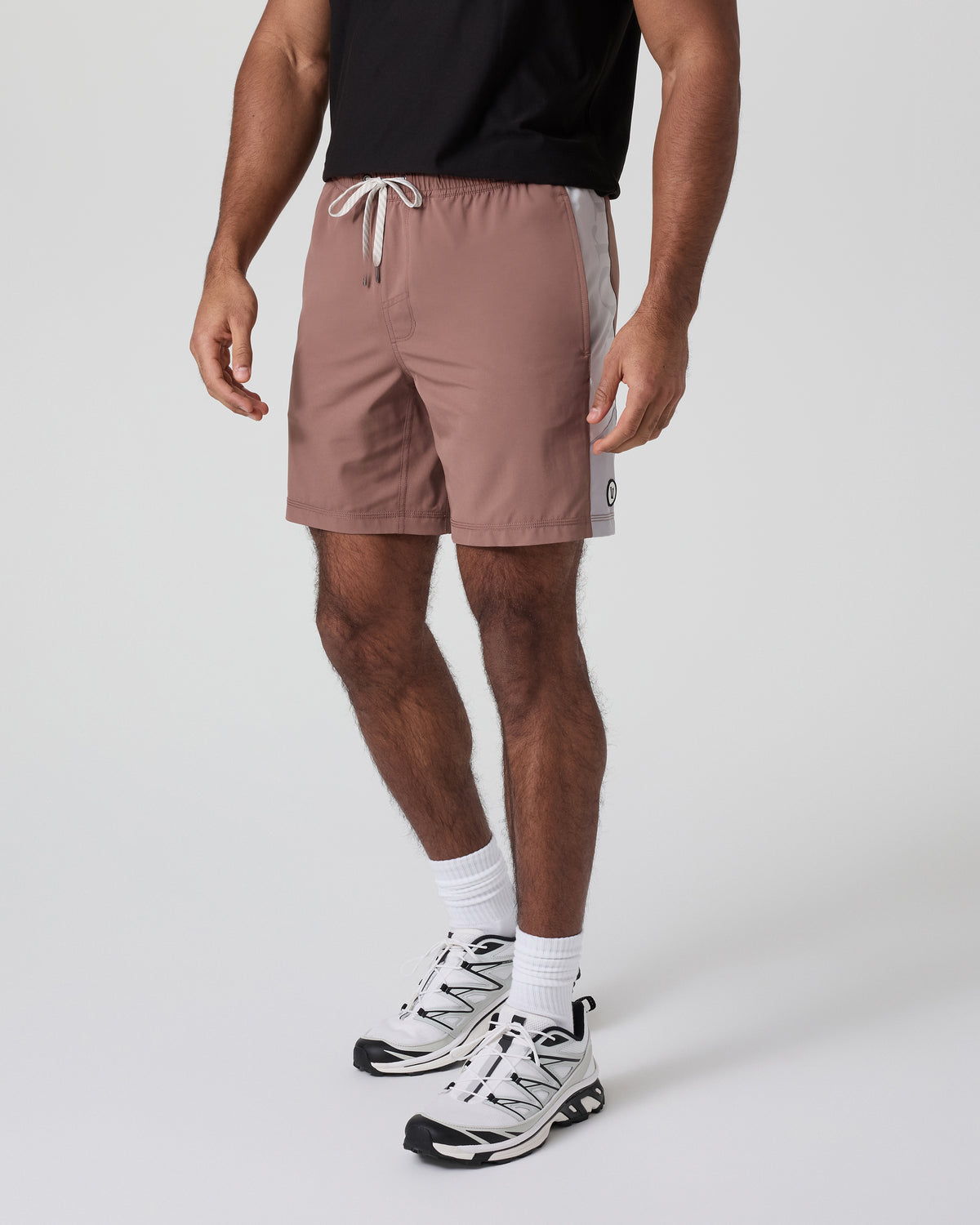Vuori Kore Short X2 Lined Classic Fit 7" Sedona Brown/Salt/Amethyst Grey