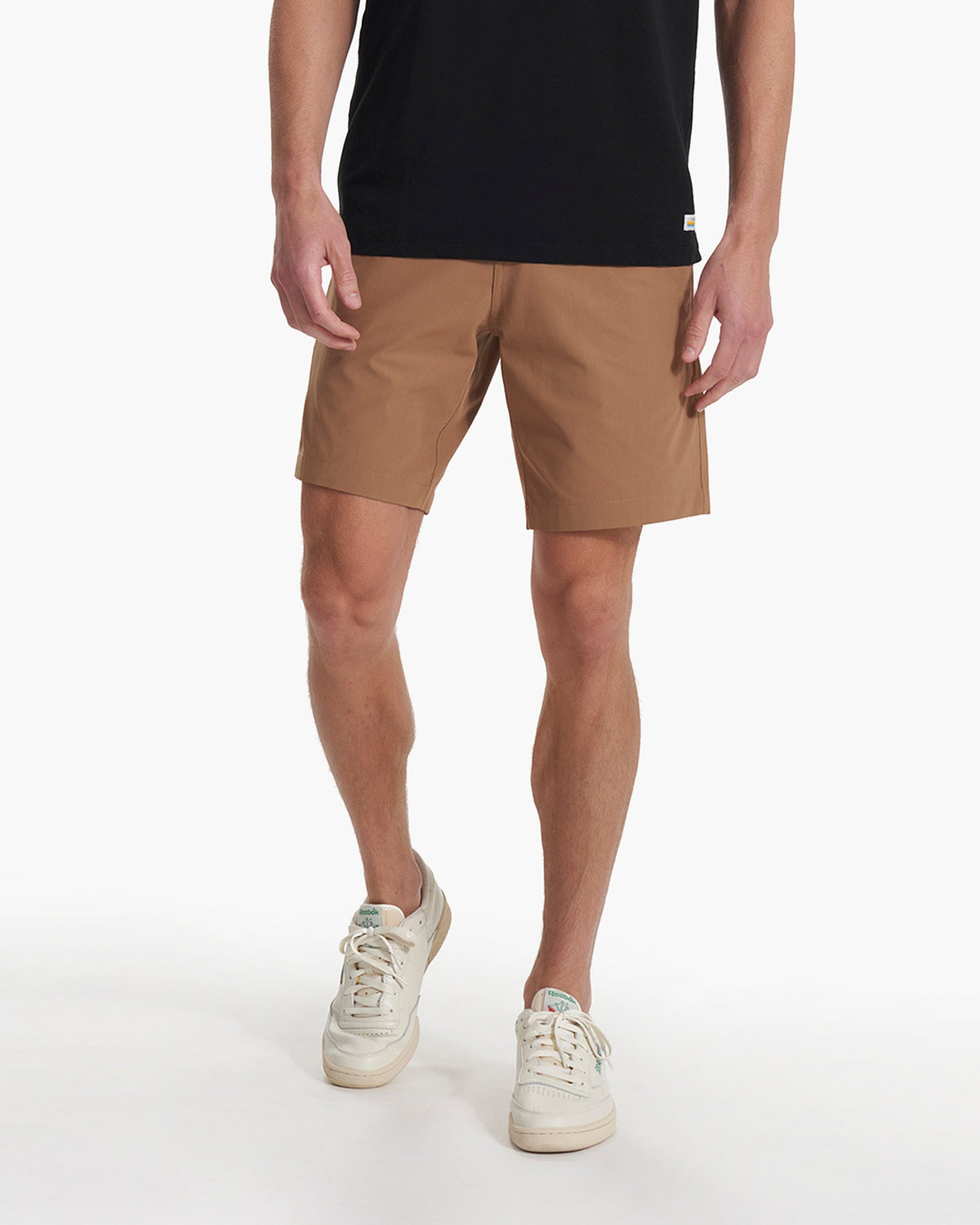 Vuori Meta Short Camel Brown Relaxed Fit Chino Shorts