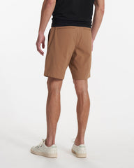 Vuori Meta Short Camel Brown Relaxed Fit Chino Shorts