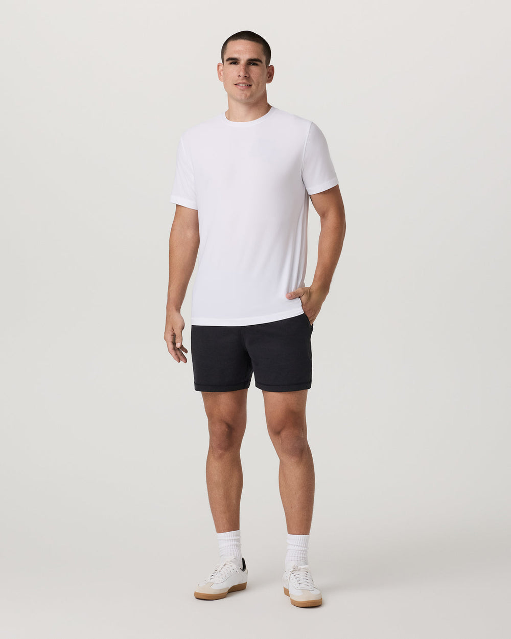 Vuori Coronado Short 5" Men's Black Heather Shorts