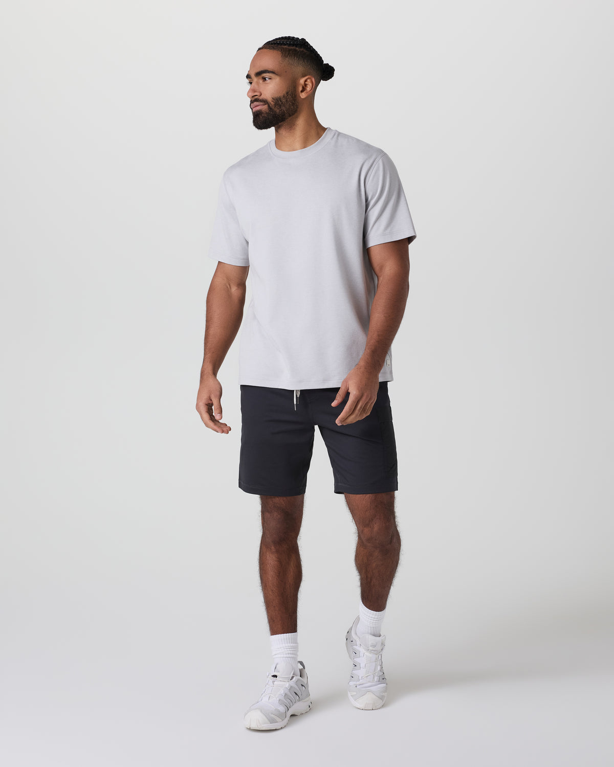 Vuori Sunday Performance Utility Short Classic Fit 8" Black
