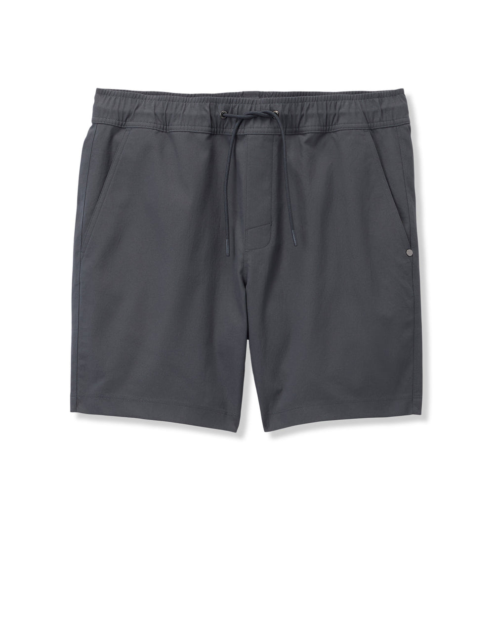 Vuori Cascade Crinkle Elastic Waist Short Classic Fit 8" Charcoal