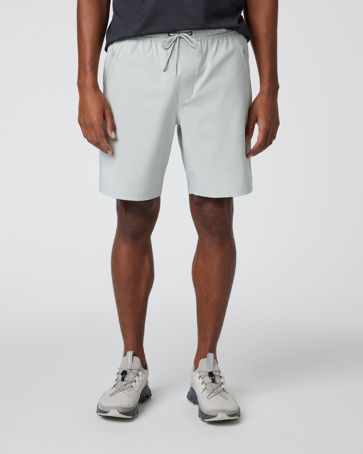 Vuori Train Tech Short Men's Sky Grey Training Shorts