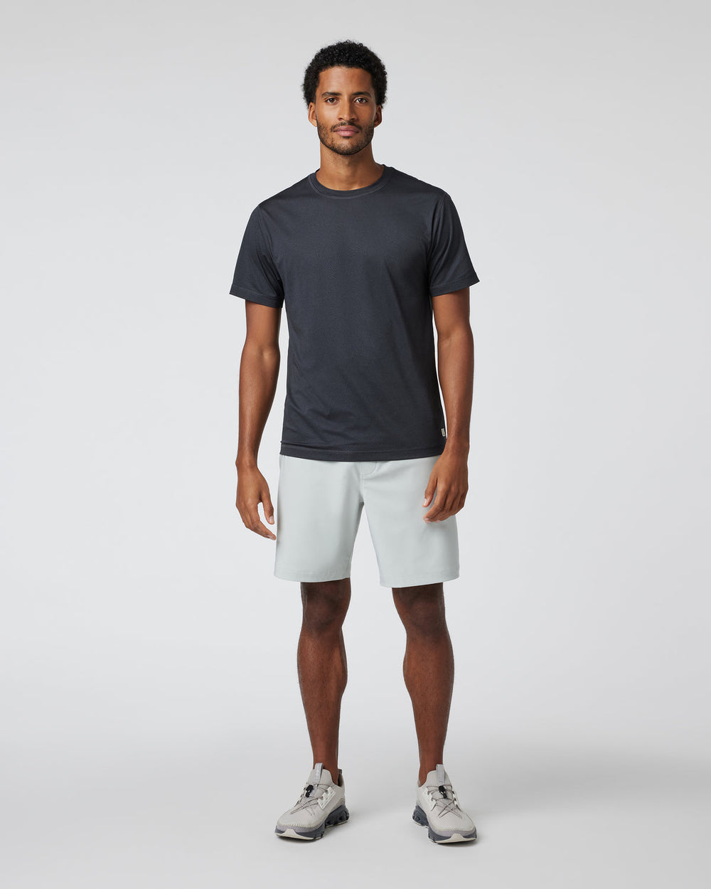 Vuori Train Tech Short Men's Sky Grey Training Shorts