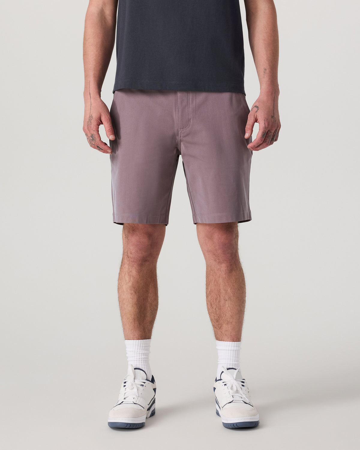 Vuori Meta Short 8" Men's Dusty Plum Classic Chino Shorts