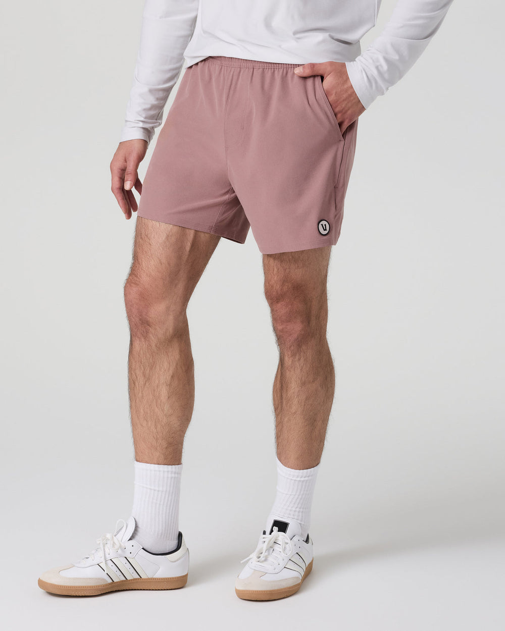 Vuori Maverick Volley Short Men's Zion Rose Hybrid Shorts