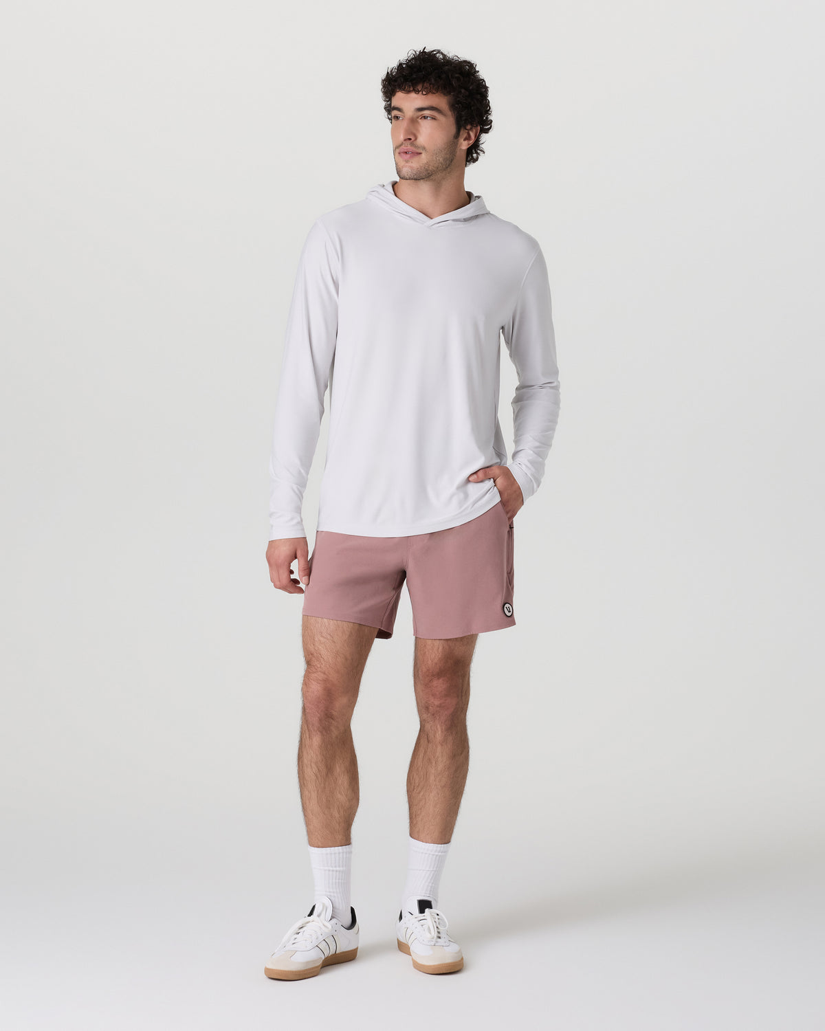 Vuori Maverick Volley Short Men's Zion Rose Hybrid Shorts