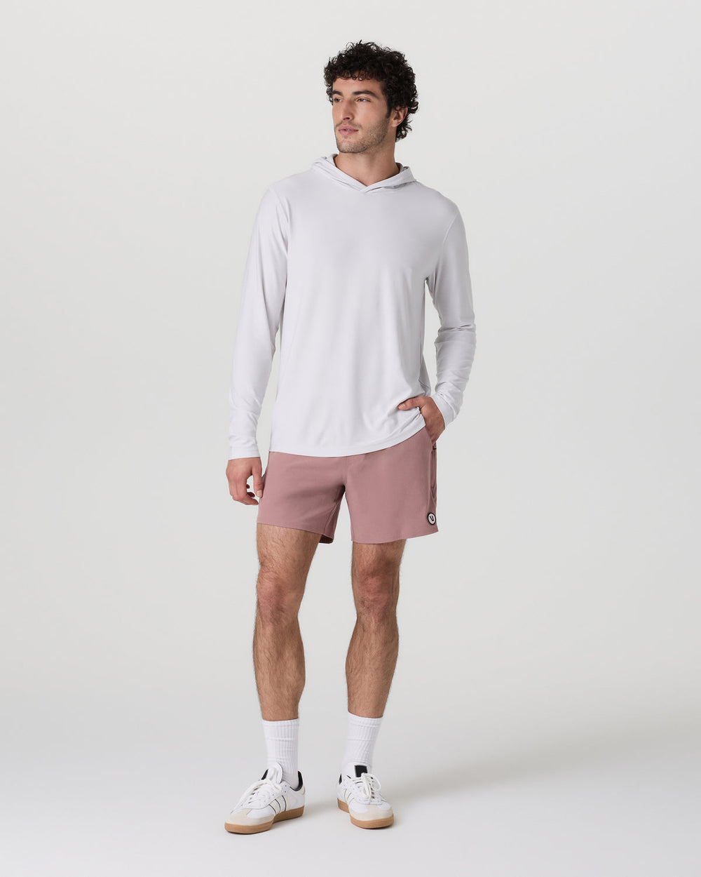 Vuori Maverick Volley Short Men's Zion Rose Hybrid Shorts