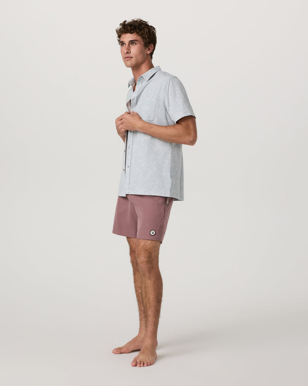 Vuori Maverick Volley Short Lined Men's Adobe Swim Shorts