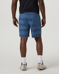 Vuori Kore Short Lined 7" Sea Gradient Stripe Athletic Shorts