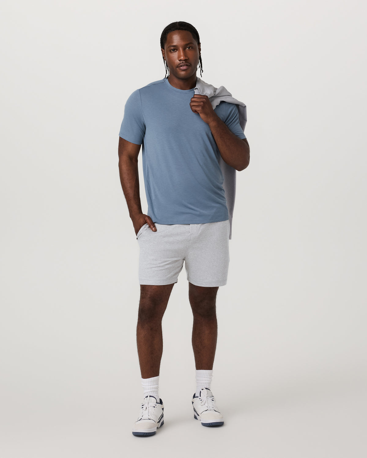 Vuori Coronado Short 5" Men's Light Heather Grey Lounge Short