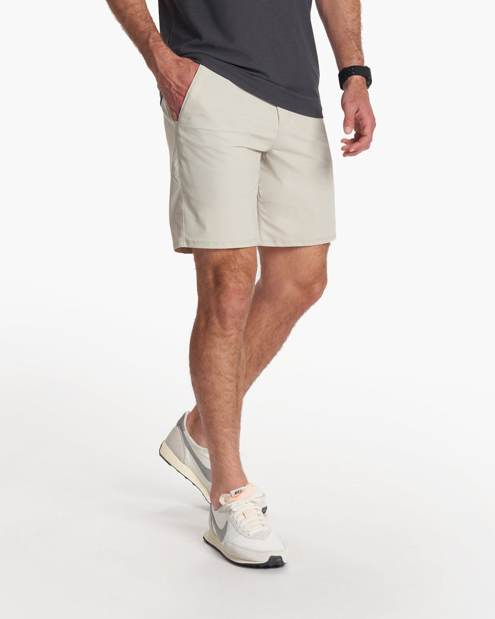 Vuori Meta Short Men's Birch White Chino Shorts
