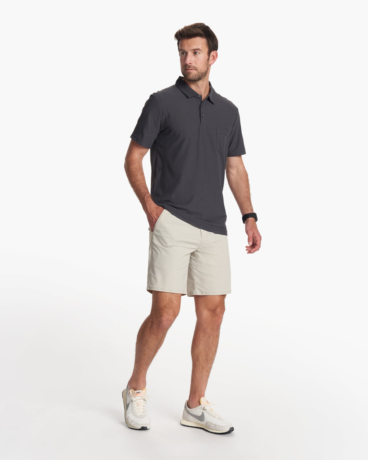 Vuori Meta Short Men's Birch White Chino Shorts