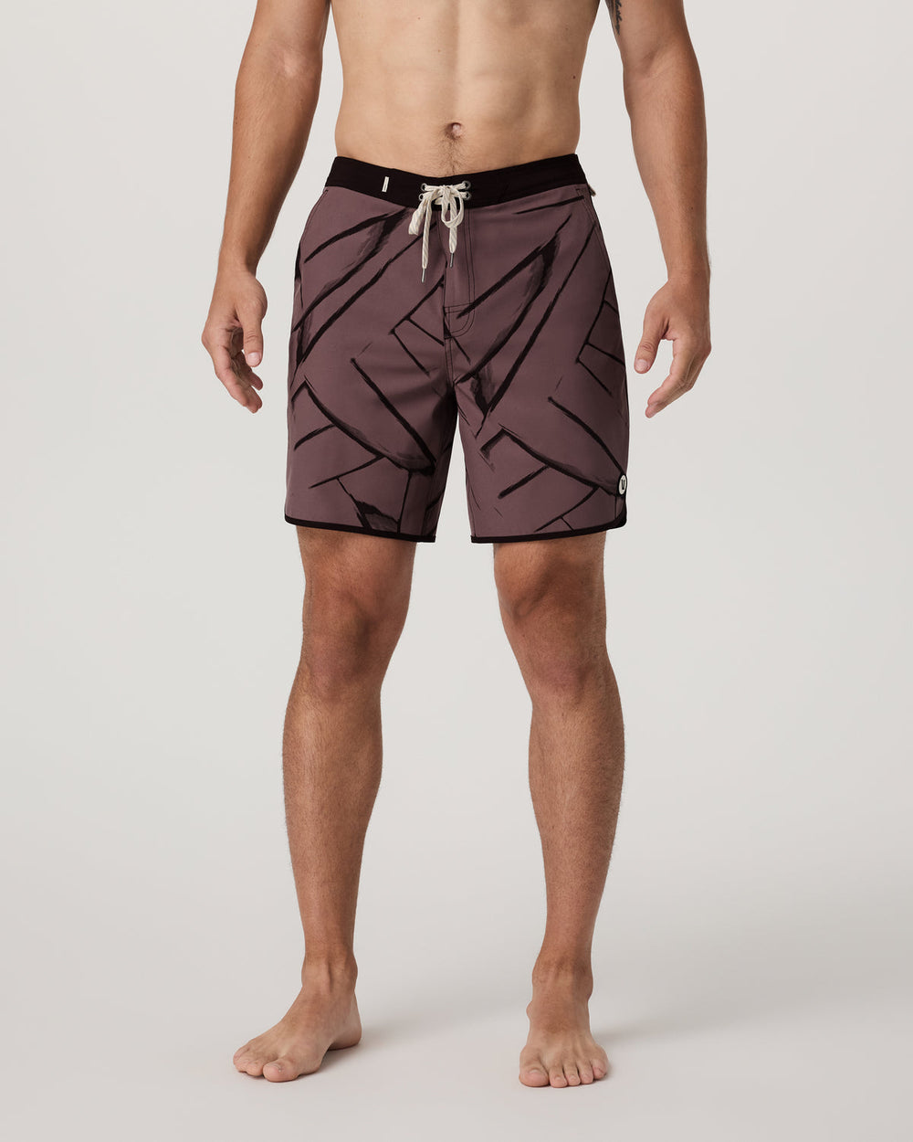 Vuori Cruise Boardshort Men's Dusty Plum Thatch Boardshorts