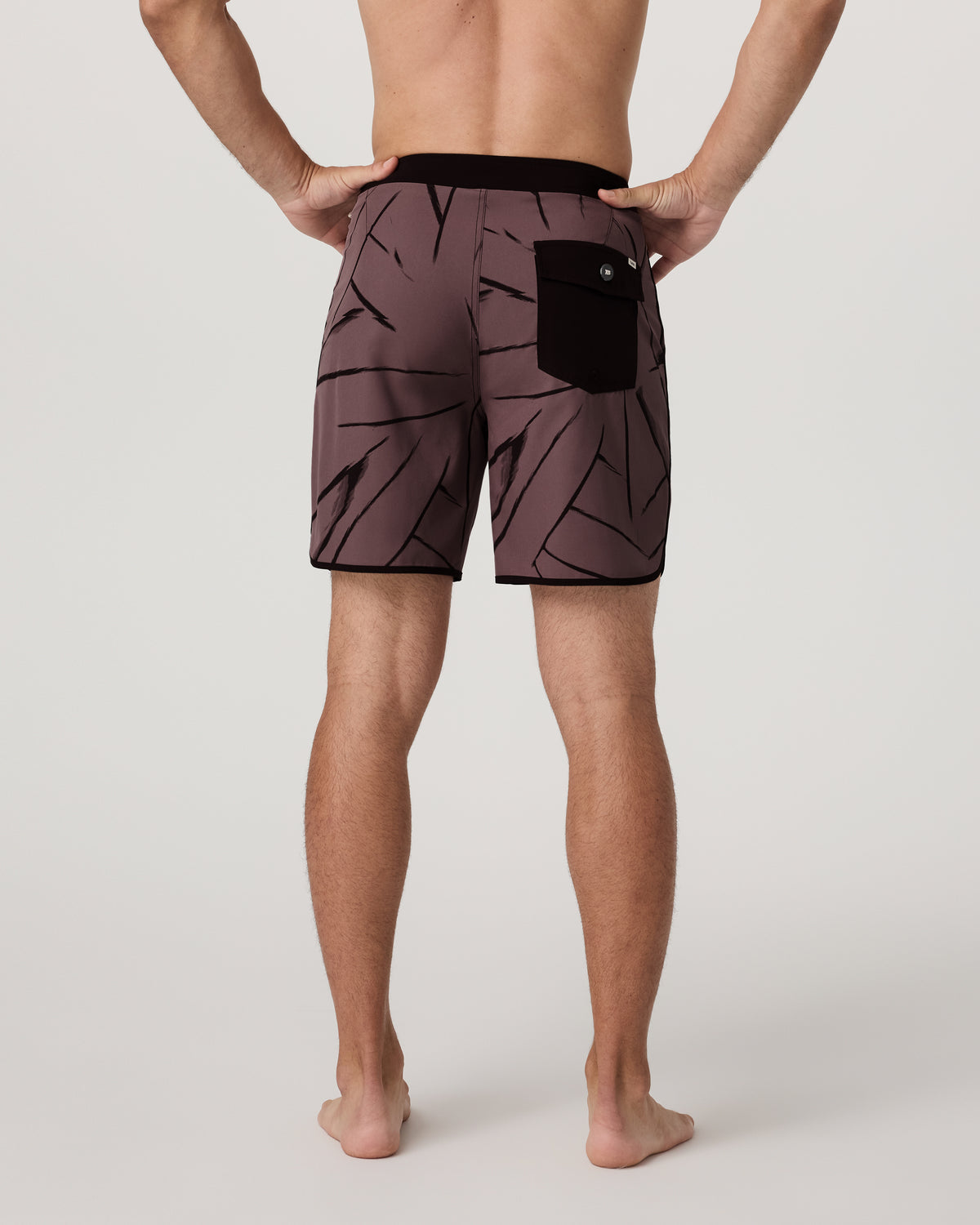 Vuori Cruise Boardshort Men's Dusty Plum Thatch Boardshorts