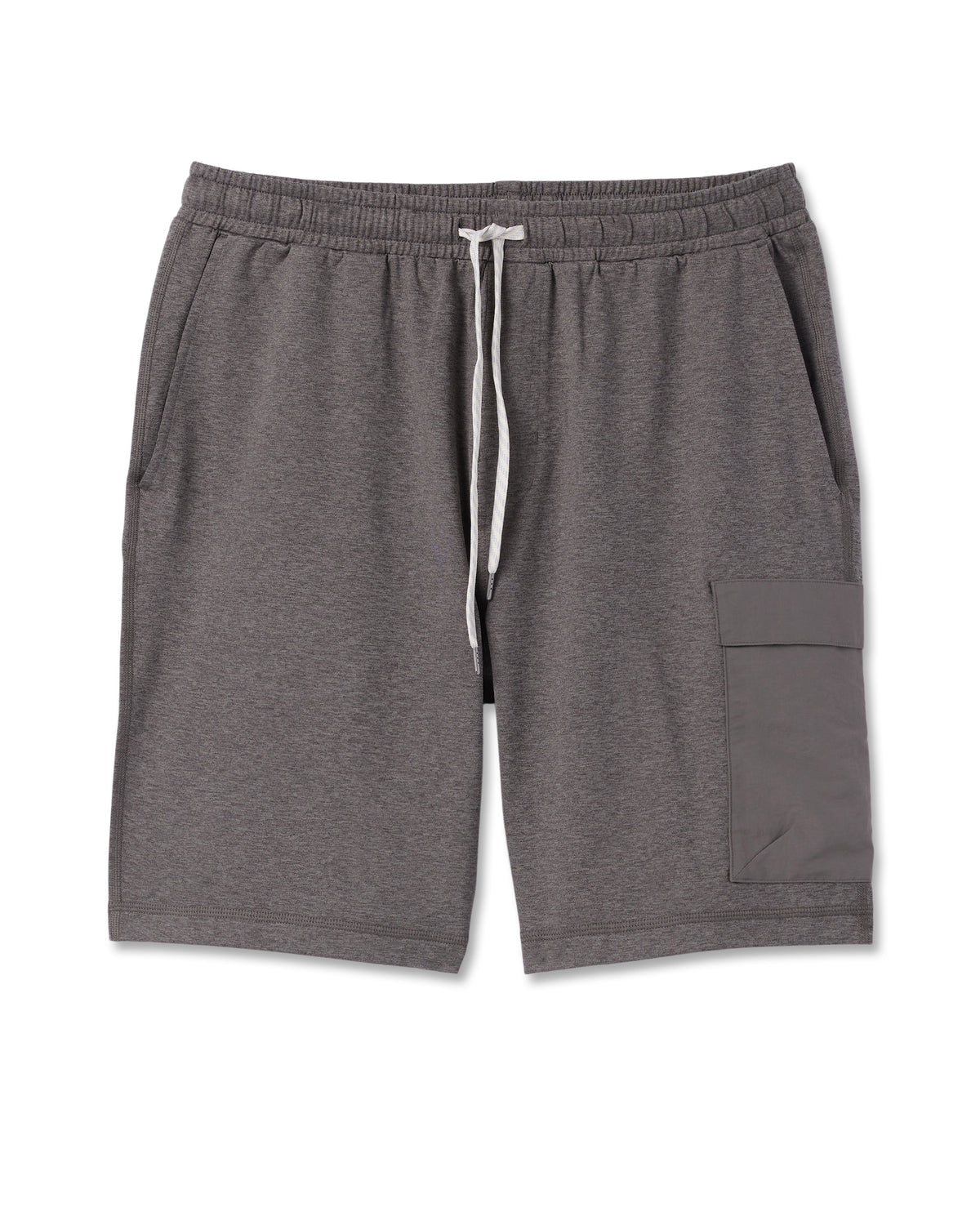 Vuori Sunday Performance Utility Short Classic Fit 8" Warm Grey Heather
