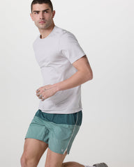 Vuori Trail Short 2.0 Light Deep Sea Stripe/Salt