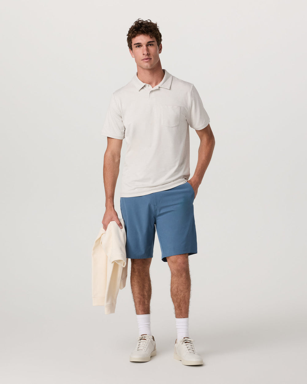 Vuori Aim Short Men's Pool Blue Performance Shorts