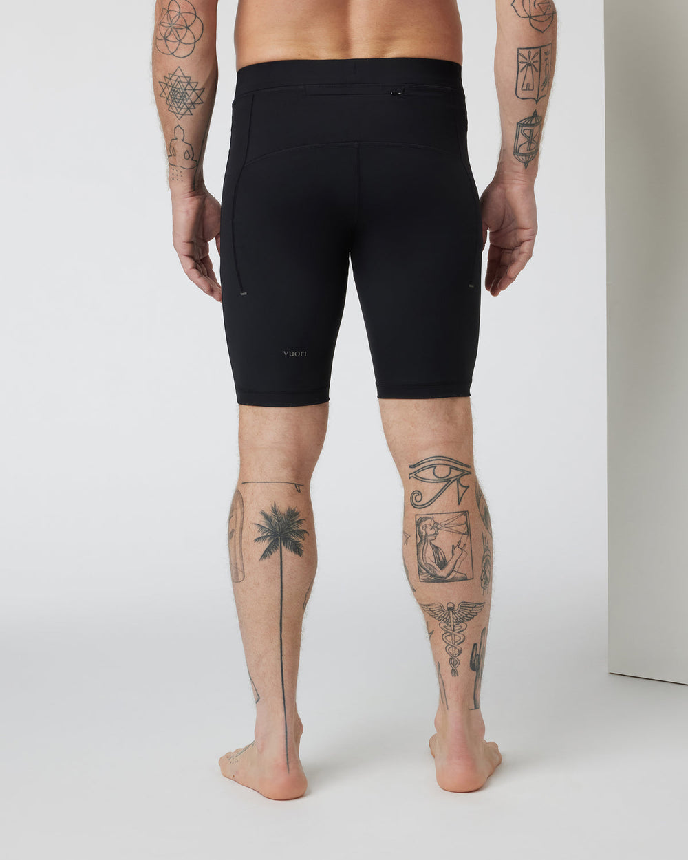 Vuori PR Short Men's Black Compression Shorts