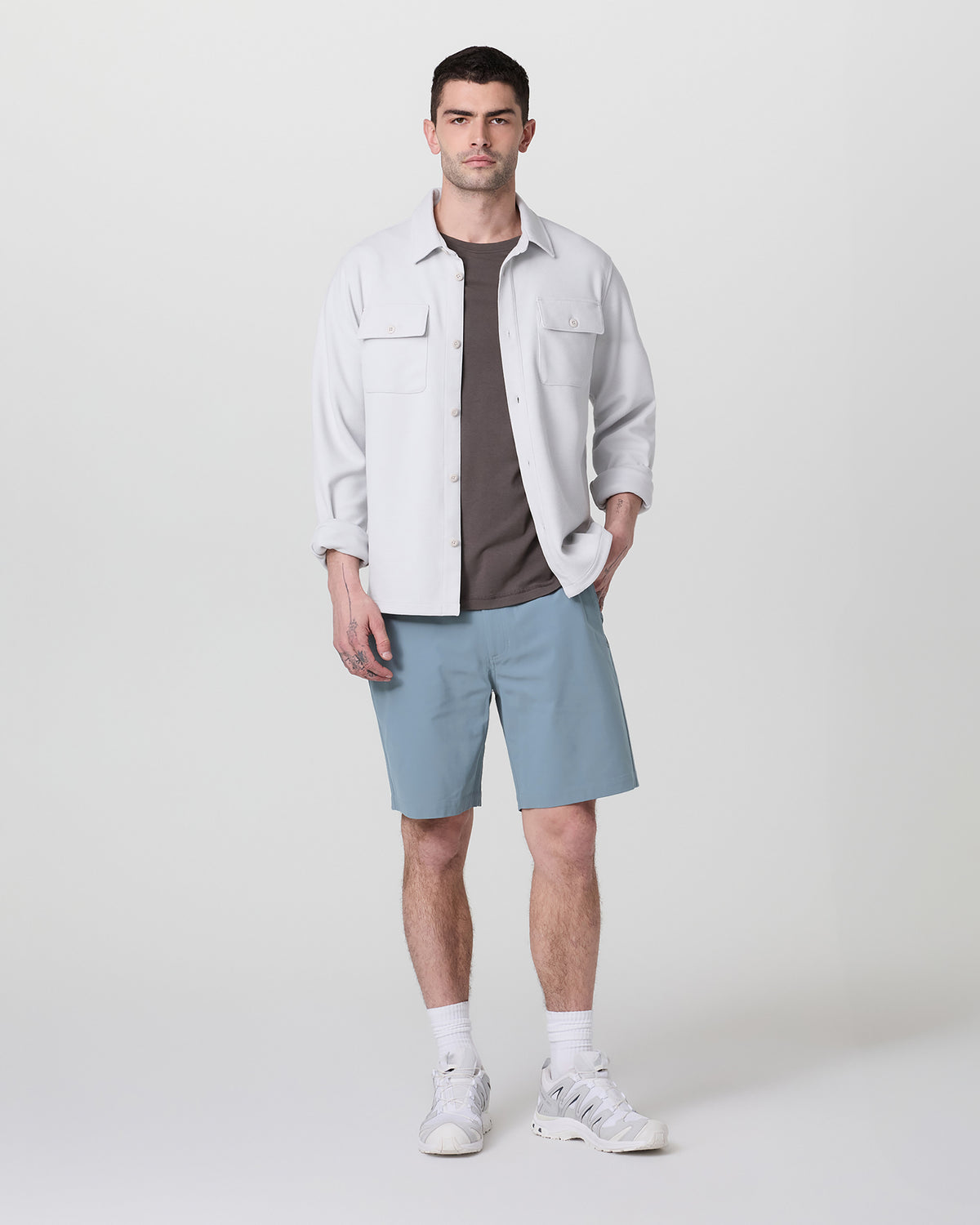 Vuori Meta Short 8" Dusty Blue Chino Shorts