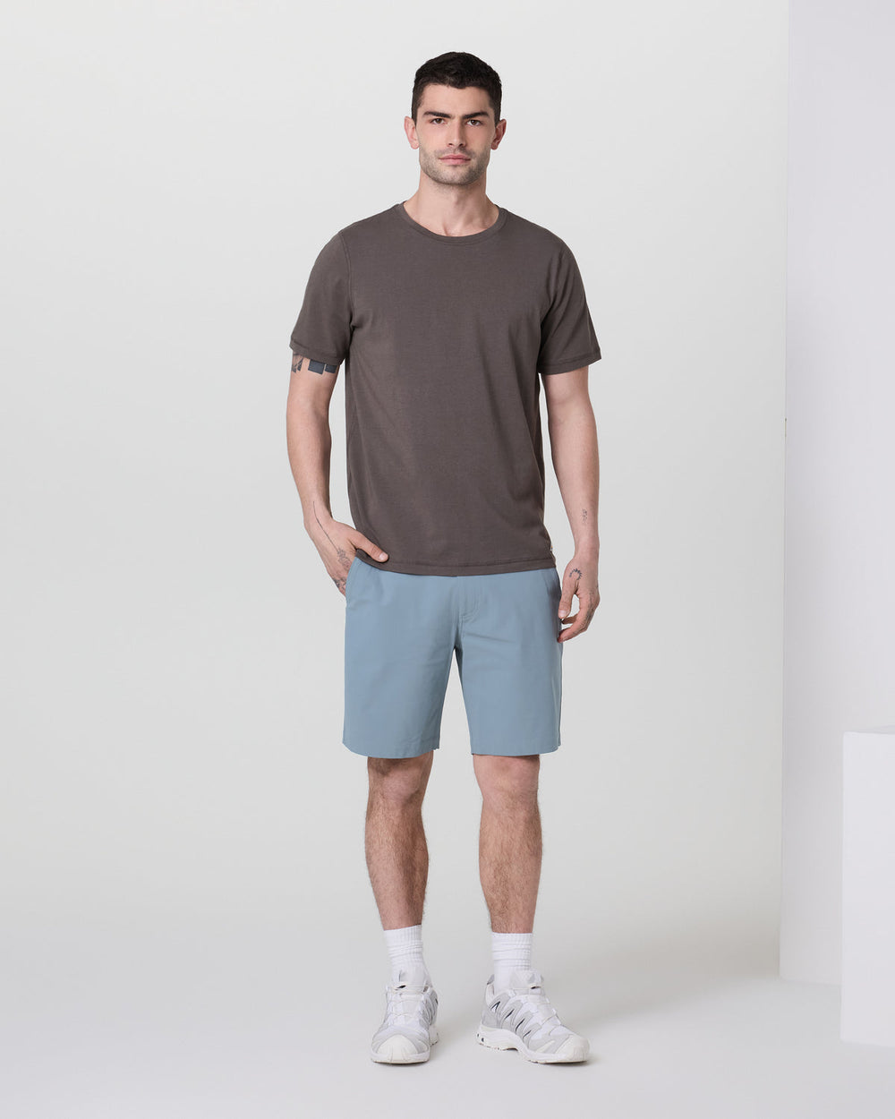 Vuori Meta Short 8" Dusty Blue Chino Shorts