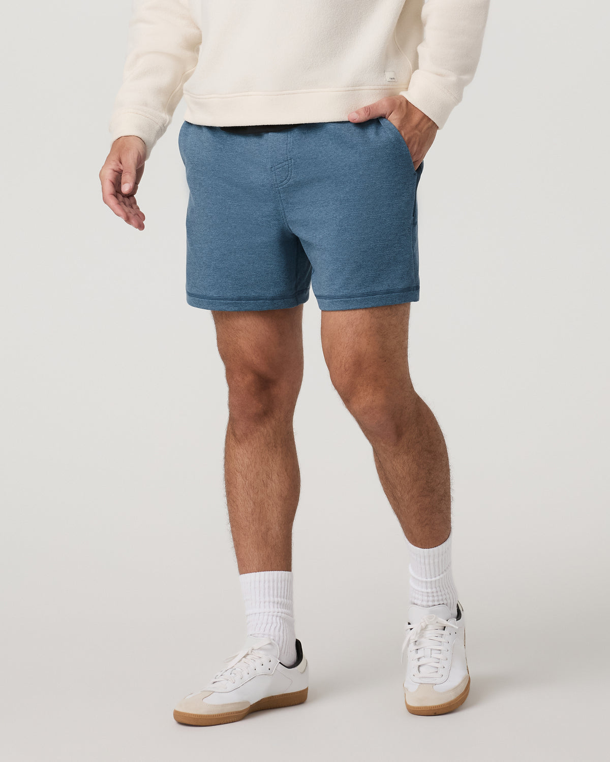 Vuori Coronado Short 5" Men's Pool Blue Heather Lounge Shorts