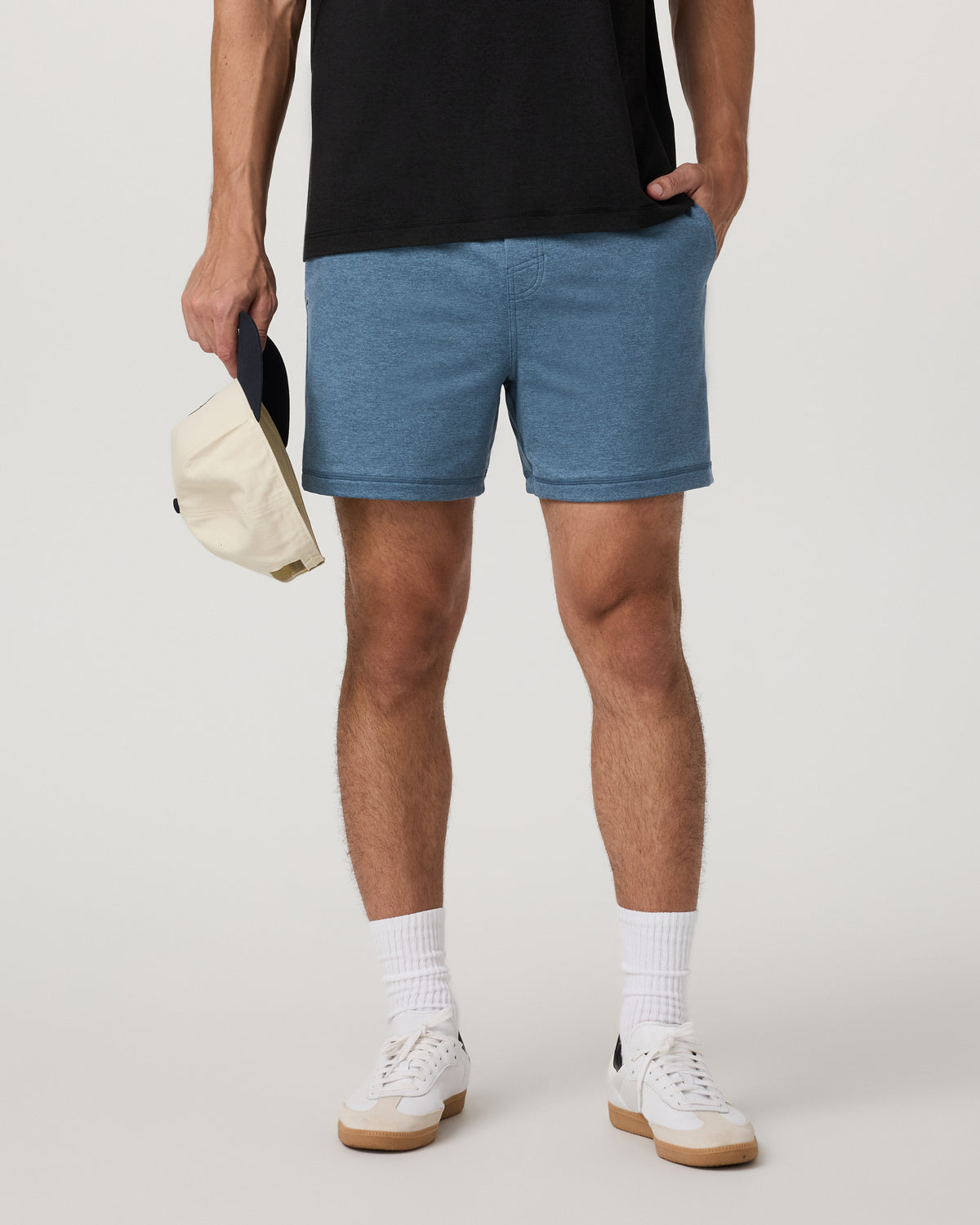 Vuori Coronado Short 5" Men's Pool Blue Heather Lounge Shorts
