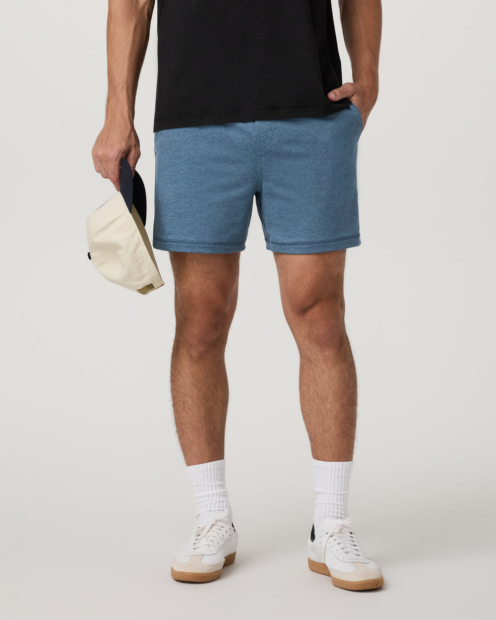 Vuori Coronado Short 5" Men's Pool Blue Heather Lounge Shorts