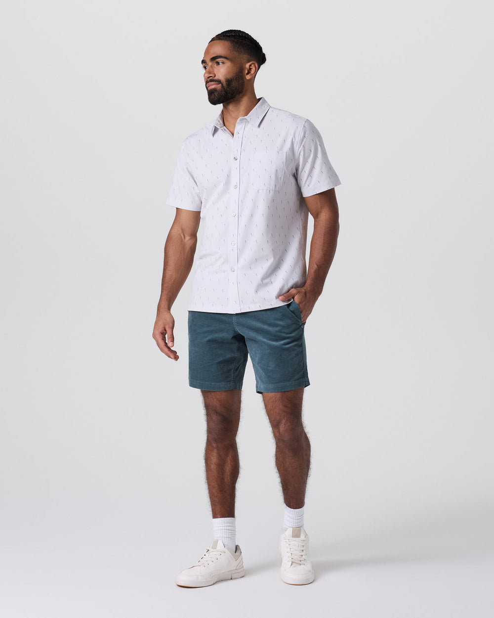 Vuori Optimist Short Men's Light Deep Sea Corduroy Shorts
