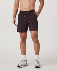 Vuori Grafton Short Lined 7" Men's Raisin Training Shorts
